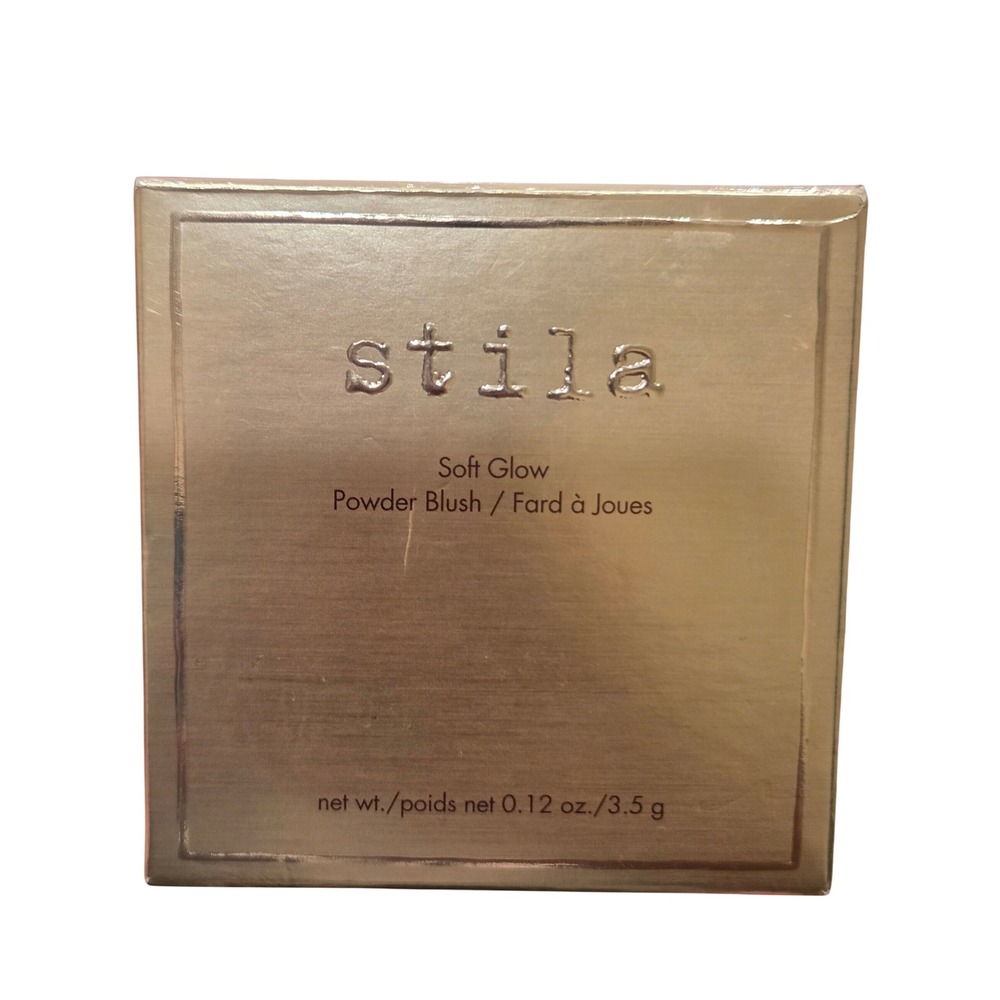 Stila Soft Glow Powder Blush Women 0.12oz Blooming Seoul Pink Shimmer Finish